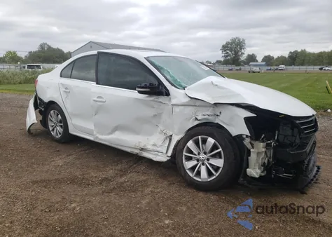 2015 Volkswagen Jetta Se z USA, uszkodzony, nr VIN 3VWD07AJ1FM297364